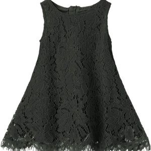 Black Lace 2T Girls DRESS